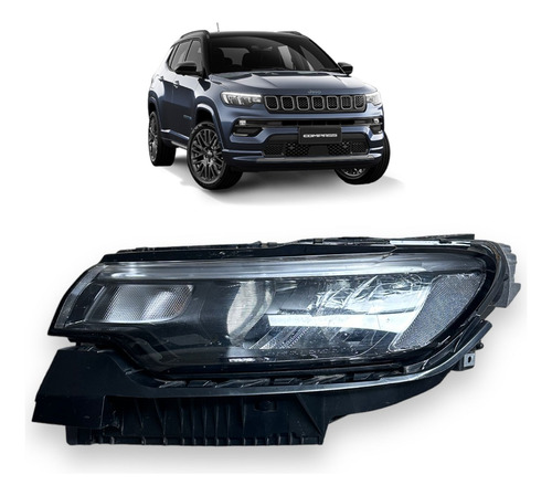 Farol Esquerdo Led Jeep Compass 2022 Original