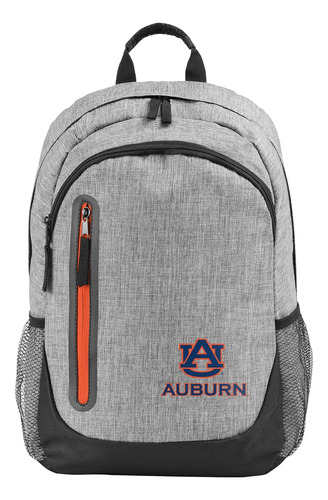 Mochila Gris Heather Bold Color De Auburn Tigers Ncaa