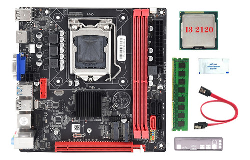 Placa Base B75a (b75) +cpu I3 2120+4g Ddr3 1600 Mhz Ram+ther