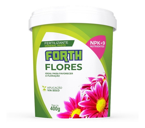 Imagem 1 de 1 de Fertilizante Forth Flores 400 Gramas Me