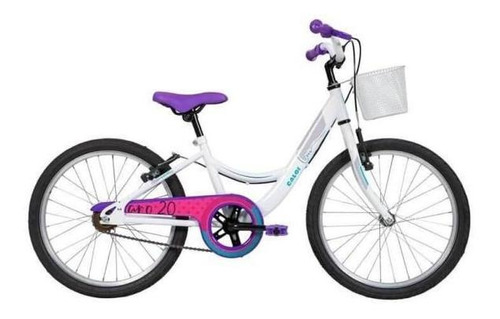 Bicicleta Infantil Caloi Com Cestinha Aro 20 Tamanho 12