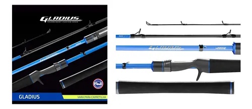 Vara Marine Sports Gladius 6'0 20 libras, 1,83m
