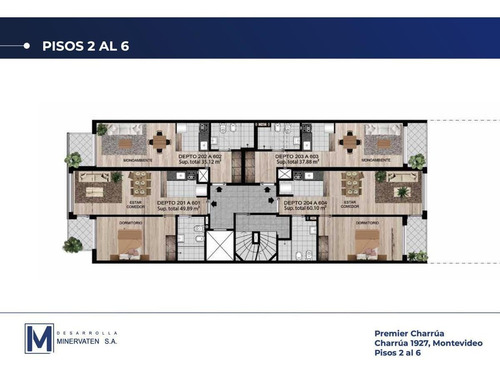 Imagen 6 de 17 de Apartamento 1 Dormitorio, Contra Frente , Orientación Norte