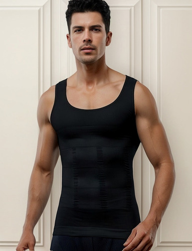 Camiseta Faja Playera Reductora Moldeadora Hombre Compresion