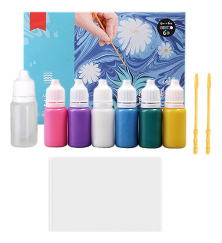 Kit De Arte De Pintura Marmoleada Kits De Pintura De Mármol