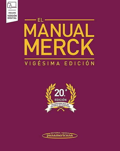 Manual Merck, El - 20 Ed - Incluye Version Digital - Panamer