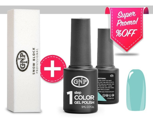 Set Esmaltado Bloque Pulidor, Esmalte Gel Gnp 24 Nice