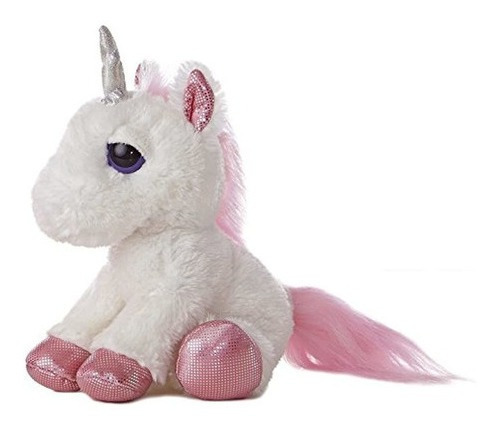 Aurora World Heavenly White Unicorn Plush Toy