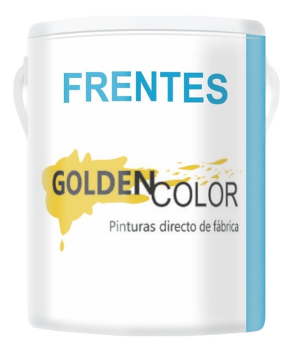 Impermeabilizante Goldencolor Latex Frentes Y Muros 10 Lts Color Blanco