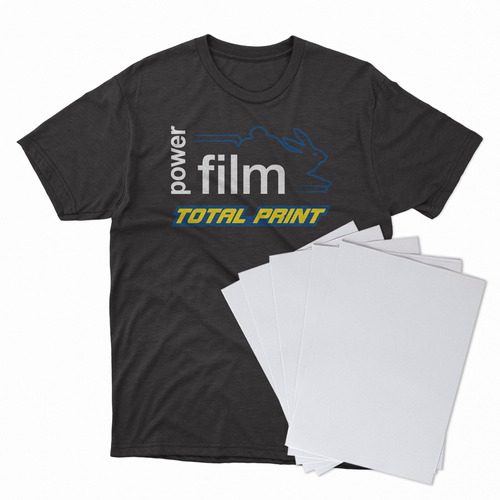 Power Film - Total Print - A4 50 Folhas + Total Mask 50fls Cor Branco