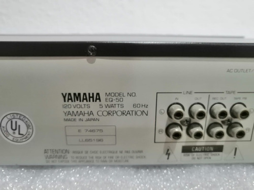 Ecualizador Yamaha Mod, Eq-50, Technics, Sony , Pioneer (Usado)