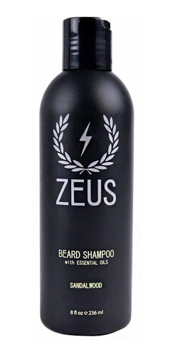 Champú Para Barba 8 Onzas Zeus Beard Aroma Sandalwood