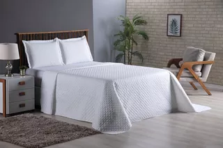 Colcha Casal Padrão Coxa Matelado 03 Peças Kit Em Promoção