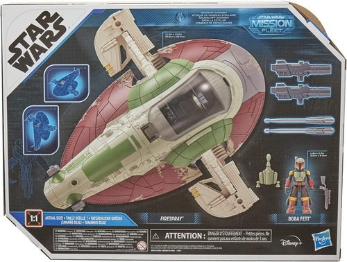 Star Wars Mission Fleet Firespray Boba Fett Hasbro - Disney