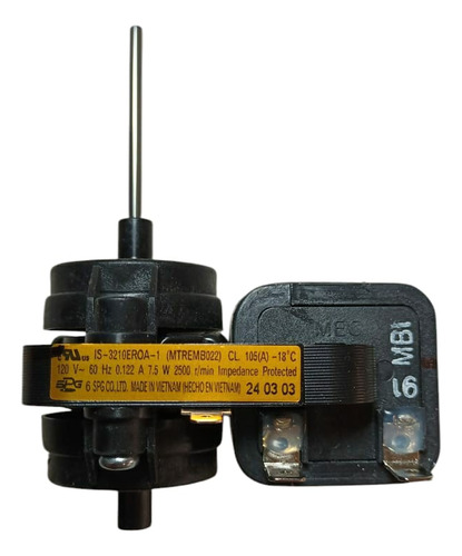 Motor Ventilador Refrigerador Sirve Mabe Tipo 200d2940p011
