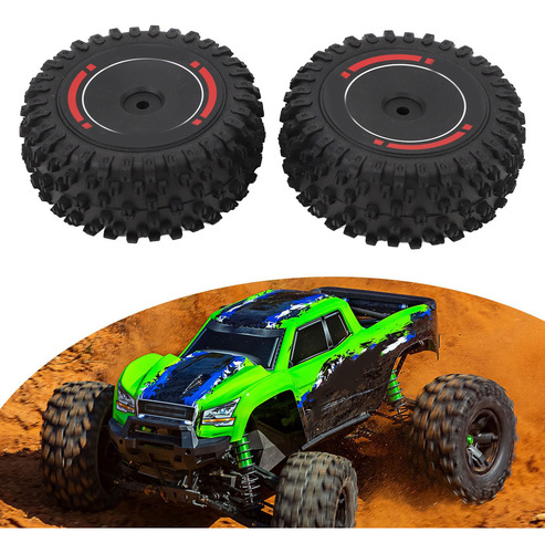 Neumático Trasero De Coche Rubber Rc, 2 Piezas, De Repuesto
