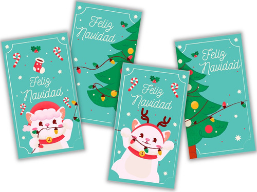 Etiquetas Tag Tarjetas Stickers Feliz Navidad Imprimibles 21
