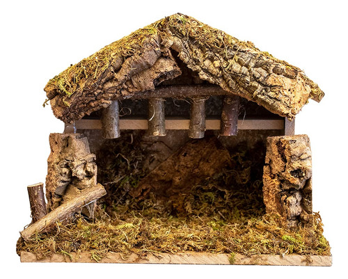 Village Nativity - Set De Madera Para Pesebre De Navidad, 10