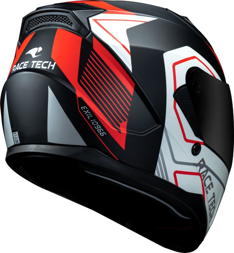 Imagem 8 de 8 de Capacete Race Tech Sector Exilio Laranja