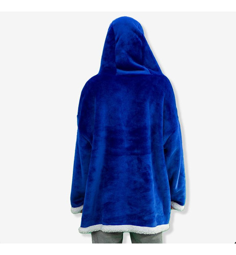 Cobertor Com Manga Moleton Hoodie Adulto Zona Criativa Azul Cor Star Wars Desenho Do Tecido Liso