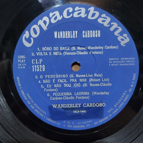 Vinil Lp Wanderley Cardoso