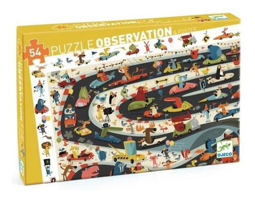 Puzzle Observación Rally 54 Piezas Djeco