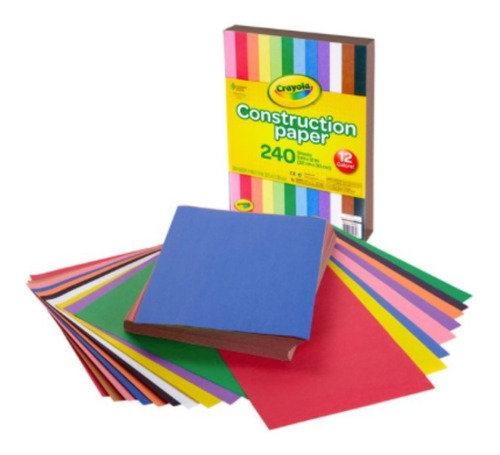 Crayola Papel Colores Manualidades 240 Hojas Xtreme C