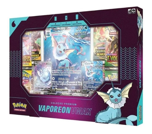 Box Coleção Premium Pokémon Vmax Eeveelutions 