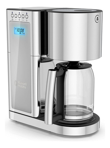 Russell Hobbs Glass Series Gofememaker, Silver & Scero Inoxi