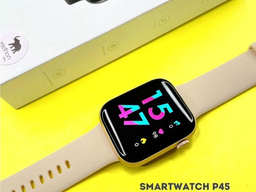 Imagen 7 de 10 de Reloj Smart Watch P45 Mujer Hombre P/ iPhone Android Samsung