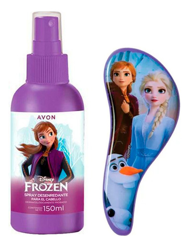 Frozen Combo X  2 Spray Desenredante  +cepillo