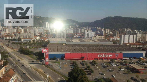 Imagem 4 de 24 de Win Work Santos Sala 162m², Andar Alto Com 3 Vagas, Gonzaga, Santos. - Sa0068