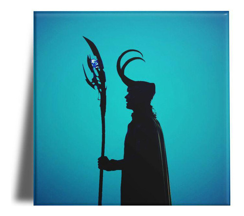 Quadro Em Porcelana Personalizado Loki