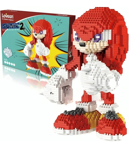 Sonic 2 Knuckles Bloques Armables Premium 2047 Knuckles