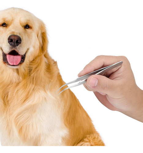 Pinzas De Acero Inoxidable Para Quitar Garrapatas, Perros Y