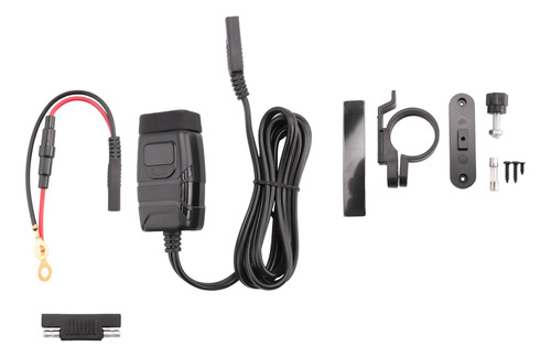 Cargador Pd Dual Usb Tipo C Con Voltímetro E Interruptor De