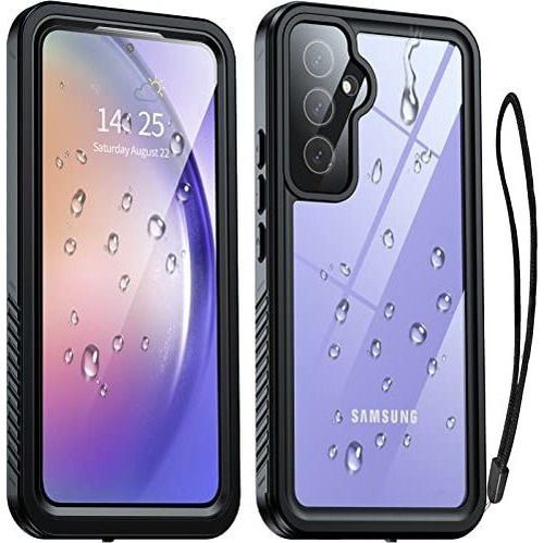 Funda Cuerpo Completo Resistente Al Agua Samsung A54 Negro