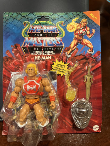He-man Thunder Punch Puño Fulminante Motu (Usado)