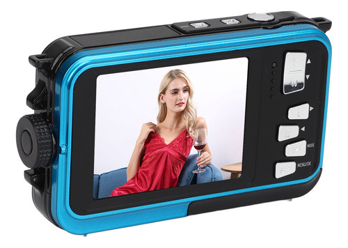 - Cámara Digital Subacuática A Prueba De Agua, 1080p, 30