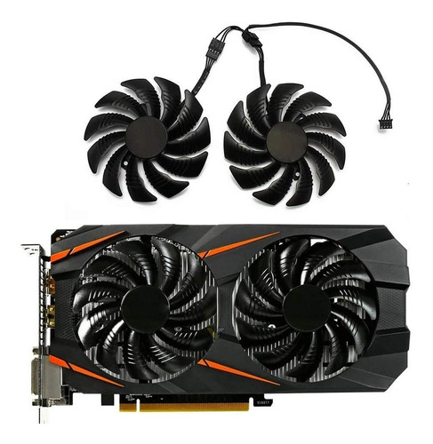 Imagen 1 de 4 de Fan Para Gpu R9 390/rx 570/580 Gtx 1060/1070/1080