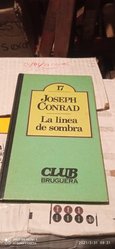 Libro La Línea De Sombra. Joseph Conrad