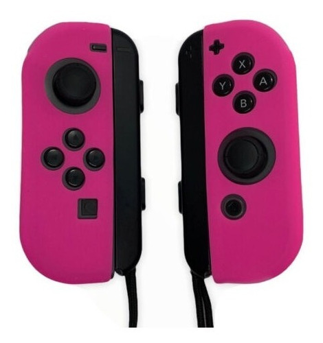 Funda Silicona Para Mandos Joystick Nintendo Switch Rosado