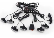 Comprar Luces Led Estrobos Policiales Flash Led 4 Y 6 Led