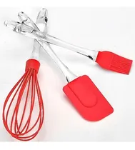 Comprar Set Kit Reposteria Espatula+pincel+batidor Silicona Y Acrili