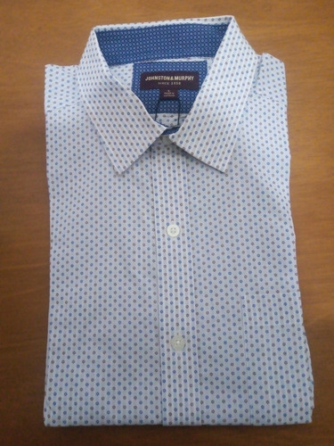 Johnston &murphy Camisa Para Caballero Manga Larga Talla L.