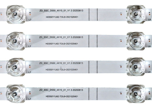 Kit De Tiras Leds Para 55a7gr 55a65hv 55r6095g5 55c350ku