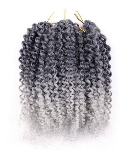 3 Pcs/pack Crochet Hair Curly Extensions 8 Inch Synthetic Bo