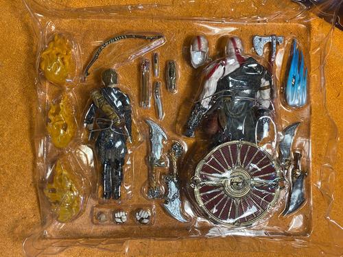 God Of War Kratos Y Atreus Ultímate Action Figure 2 Pack (Usado)