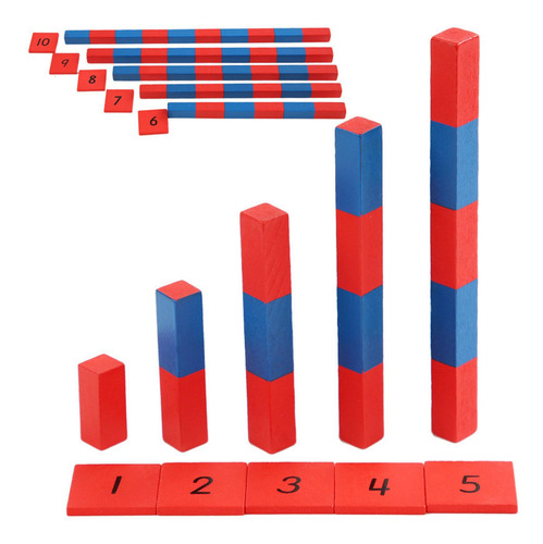 Varillas Numéricas, Material Didáctico De Matemáticas,
