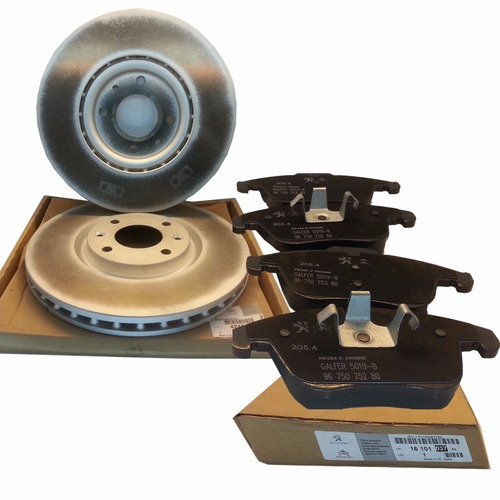 Discos De Freno Original Delanteros + Pastillas 208 Gti 1.6